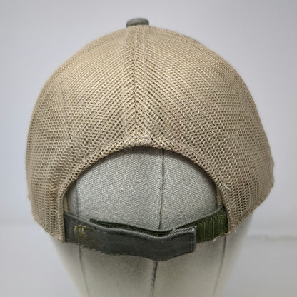 Outdoor Cap Baseball Cap Gray One Size Leather Patch Desert Cacti Strapback Hat