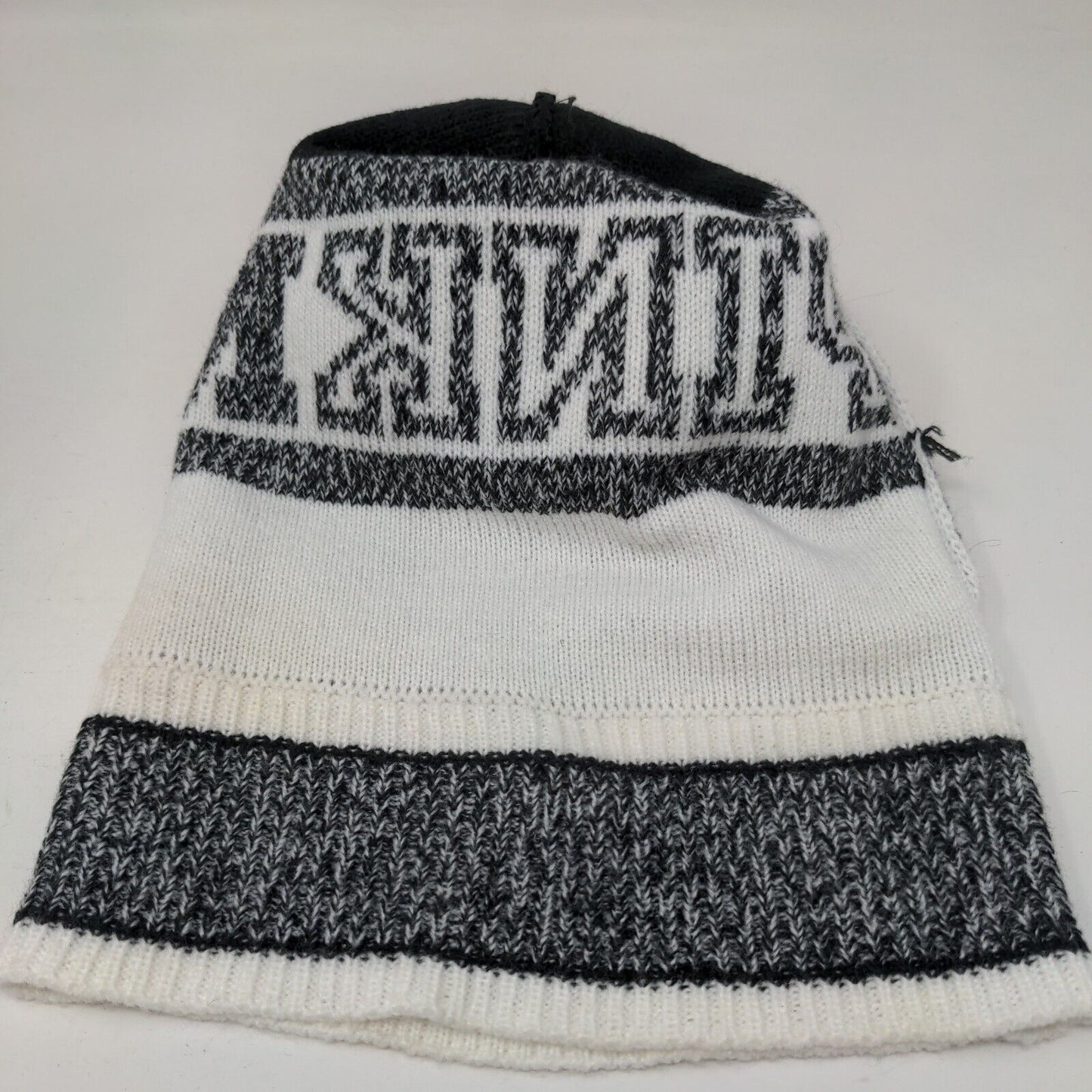 PINK Victoria's Secret Beanie Hat Multicolor One Size Knitted Pom Pom Acrylic