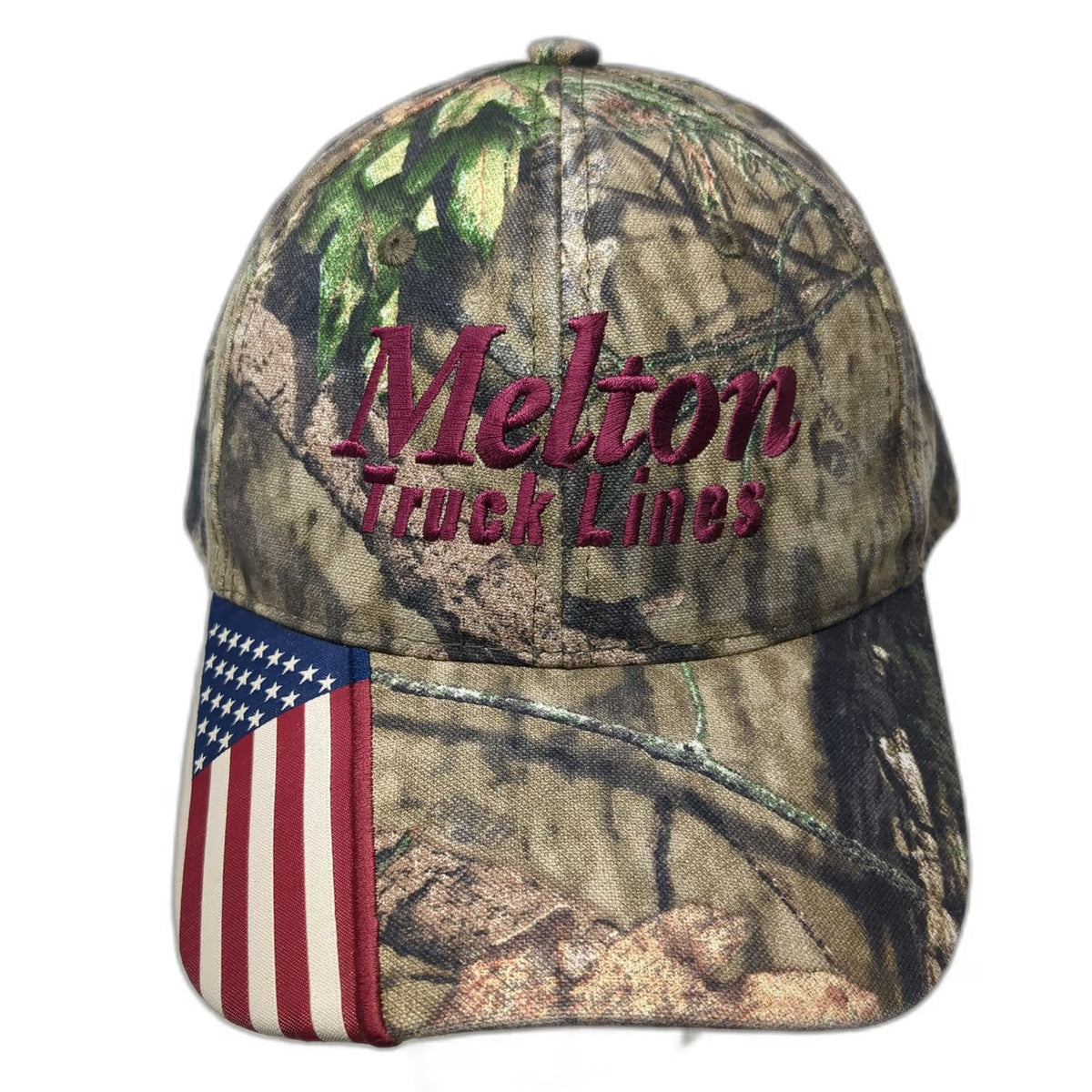 Outdoor Cap Baseball Cap Brown One Size Melton Truck Lines US Flag Camo Hat