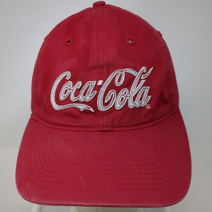 Anoma Baseball Cap Red One Size Coca Cola Embroidered Adjustable Strapback hat