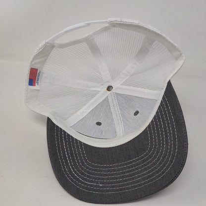 Army National Guard 1-800- Go-Guard Snapback Trucker Hat Gray OSFA Adjustable