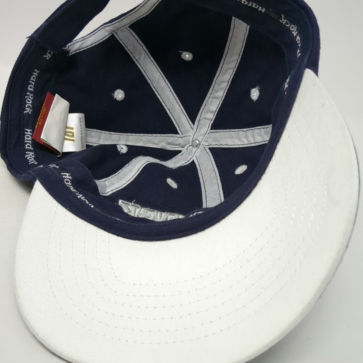 Hard Rock Cafe Baseball Cap Blue One Size Cayman Islands Cotton Strapback Hat