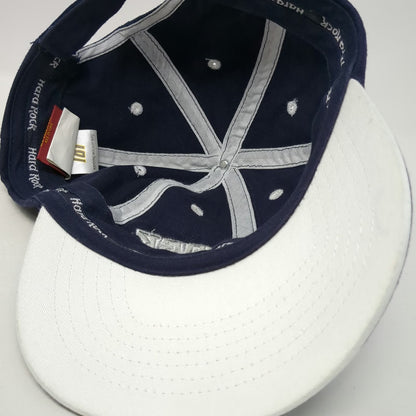 Hard Rock Cafe Baseball Cap Blue One Size Cayman Islands Cotton Strapback Hat