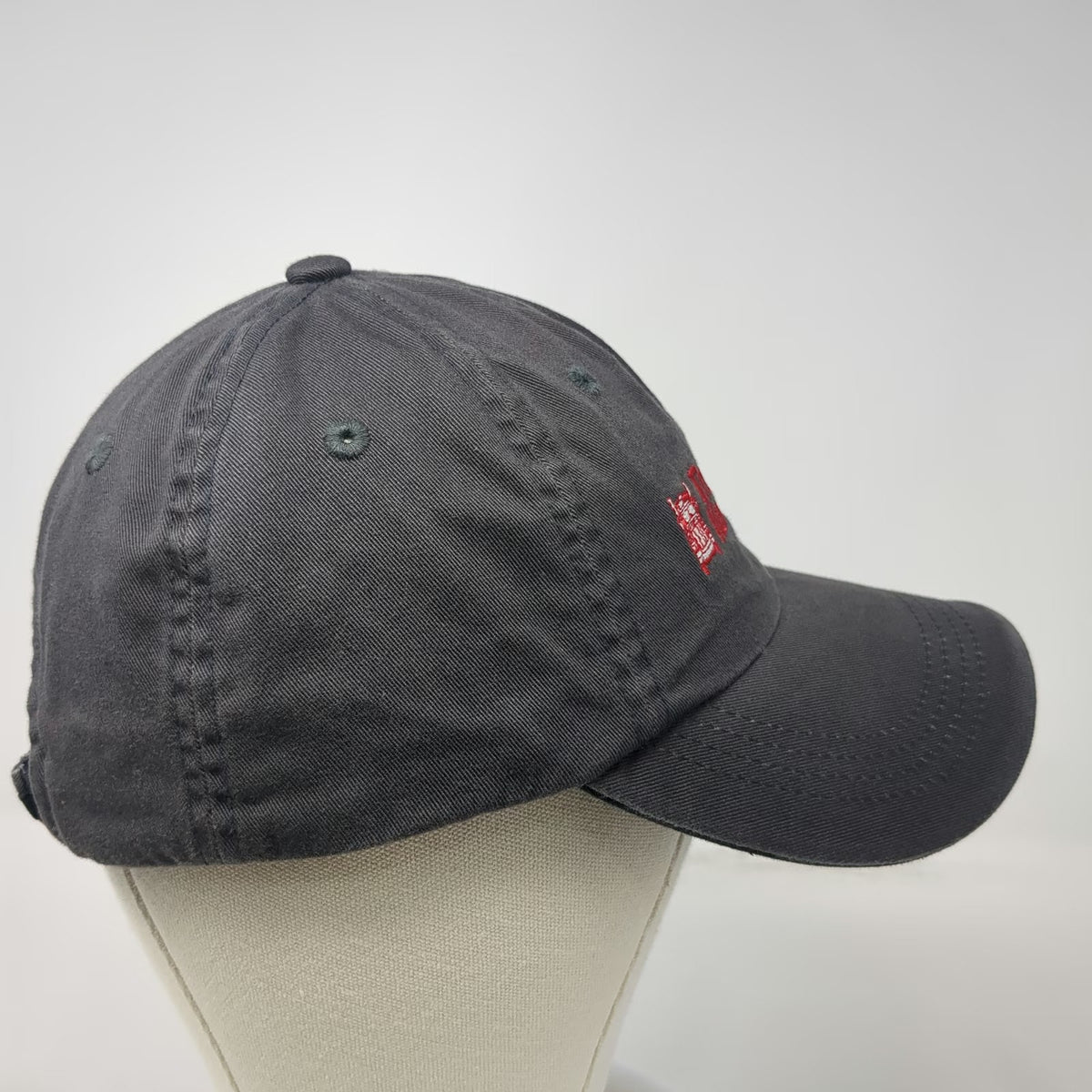 Port Authority Trebar Kenworth Sales Gray One Size Baseball Cap Strapback Hat