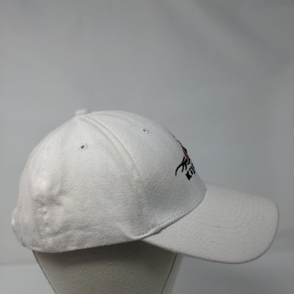 Kilauea Hawaii Strapback Hat White One Size Embroidered Hawaiian Headwear