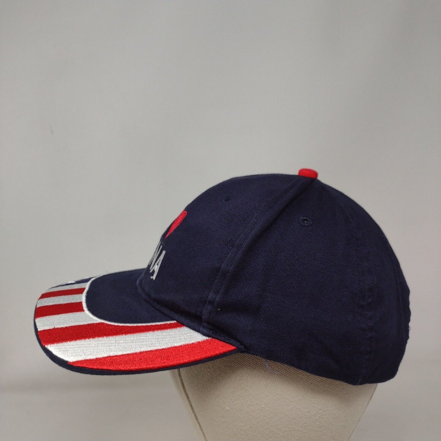 I 🧡 Tuna American Flag Strapback Hat Multicolor OSFM Adjustable Patriotic Otto