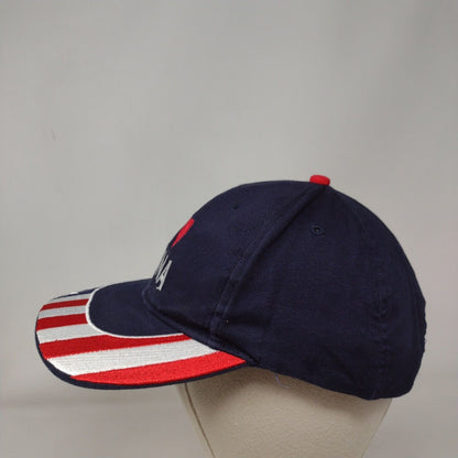 I 🧡 Tuna American Flag Strapback Hat Multicolor OSFM Adjustable Patriotic Otto