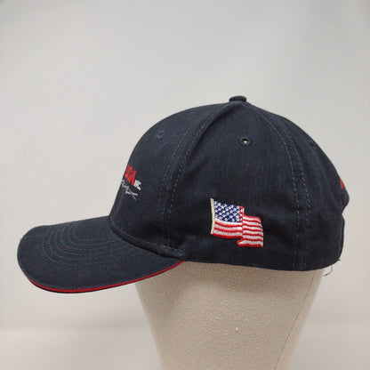 Brifen USA Inc Wire Rope Safety Fence Strapback Hat Blue OSFA The Max Hat