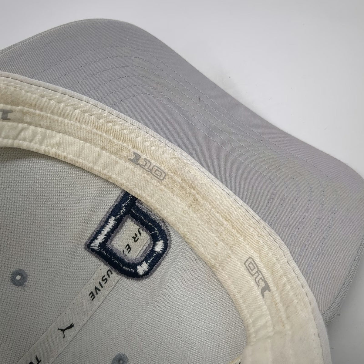 Puma Snapback Hat Gray One Size 110 Flexfit Embroidered P Tour Exclusive Golf
