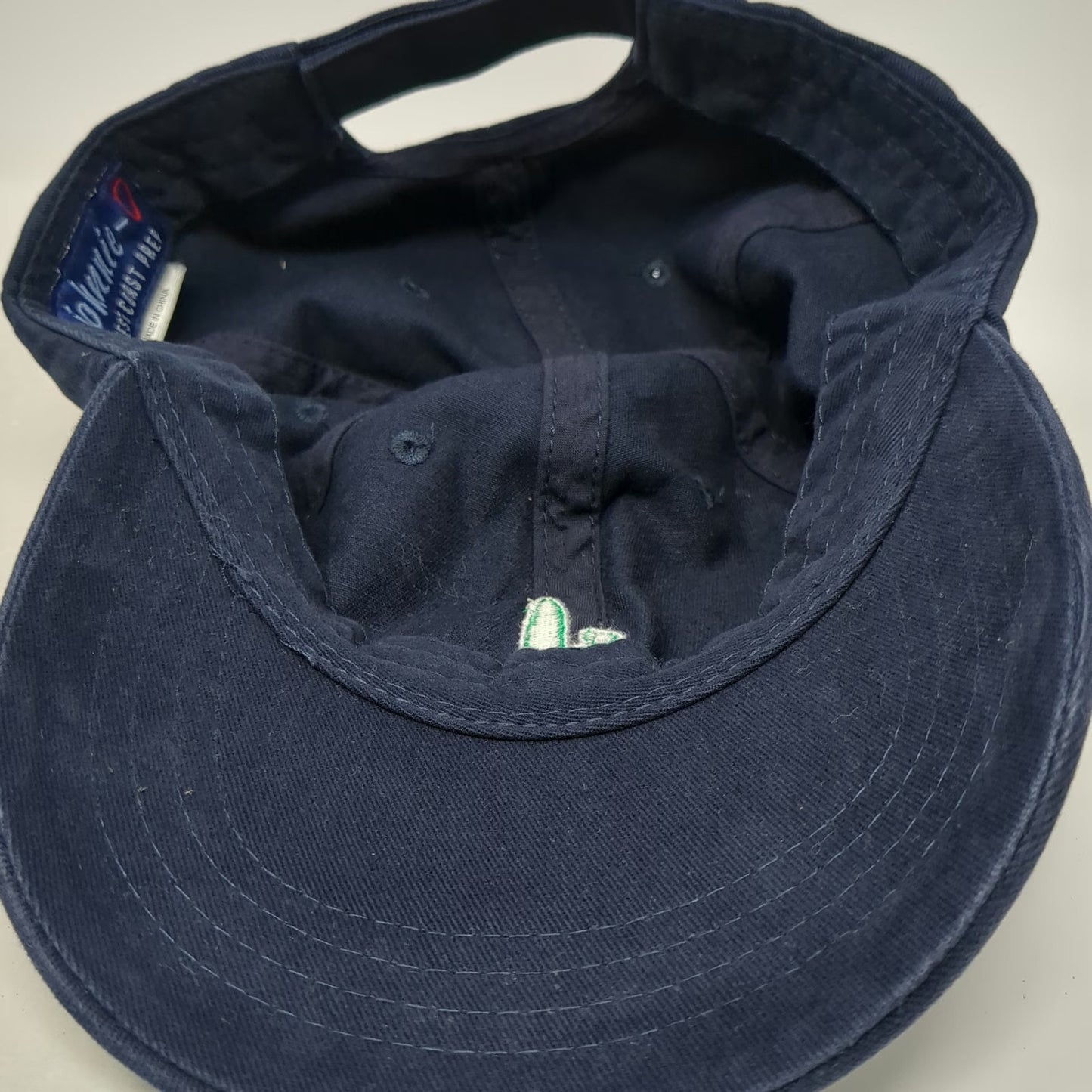 johnnie-O Baseball Cap Blue One Size Surfer Logo Embroidered Strapback Hat