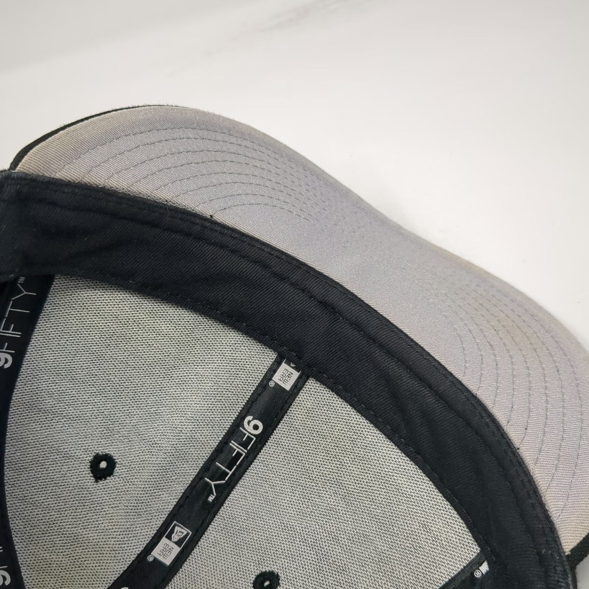 New Era Los Angeles Dodgers MLB Snapback Hat Black OSFM 9FIFTY Gray Underbrim