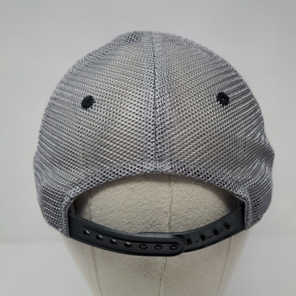 SCCY Snapback Mesh Back Trucker Hat Black One Size Embroidered Colorblock