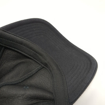 Athleta Slideback Hat Black One Size Adjustable Embroidered Vented Holes 6 Panel