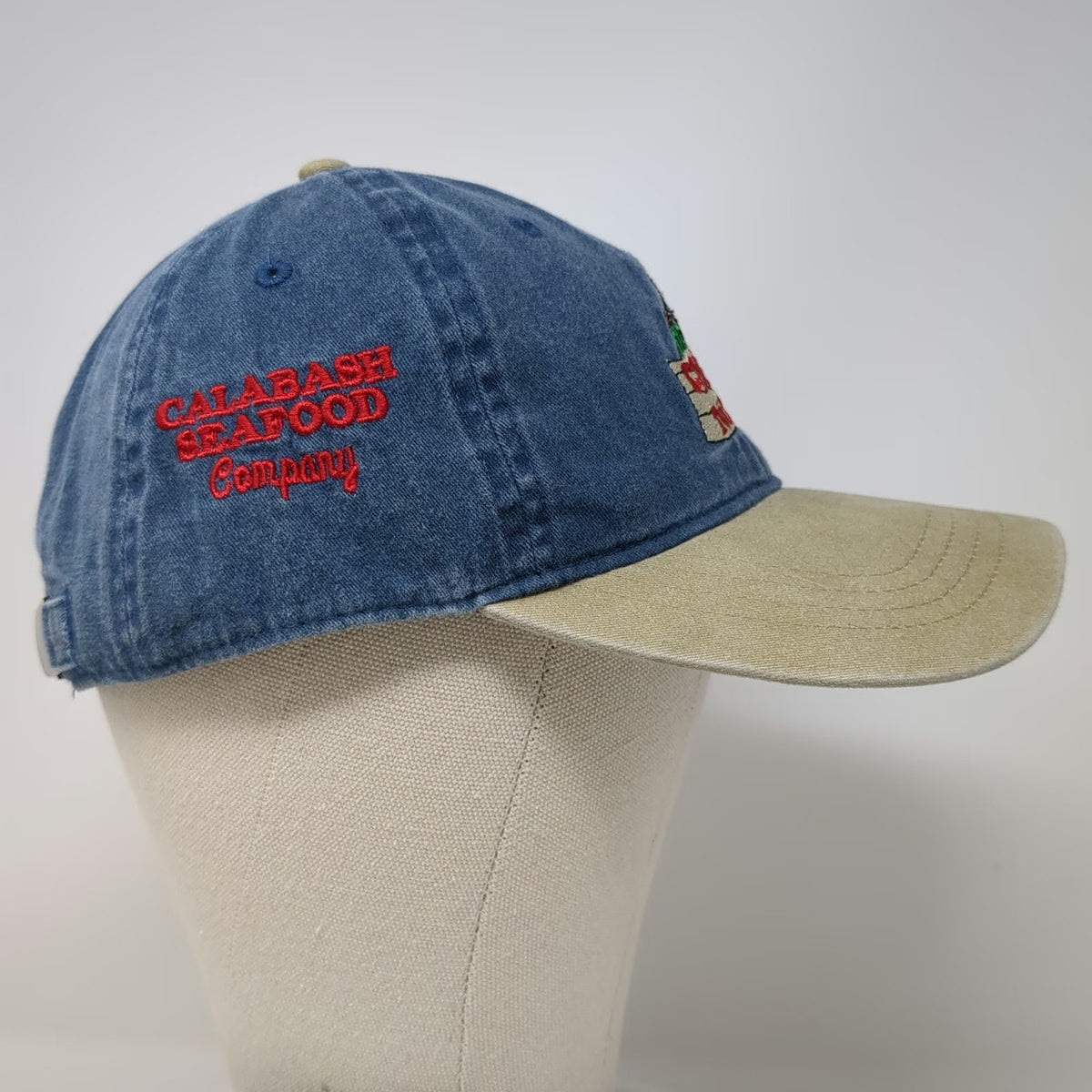 OTTO Crabby Mikes Seafood Surfside Beach SC Blue Baseball Cap One Size Hat