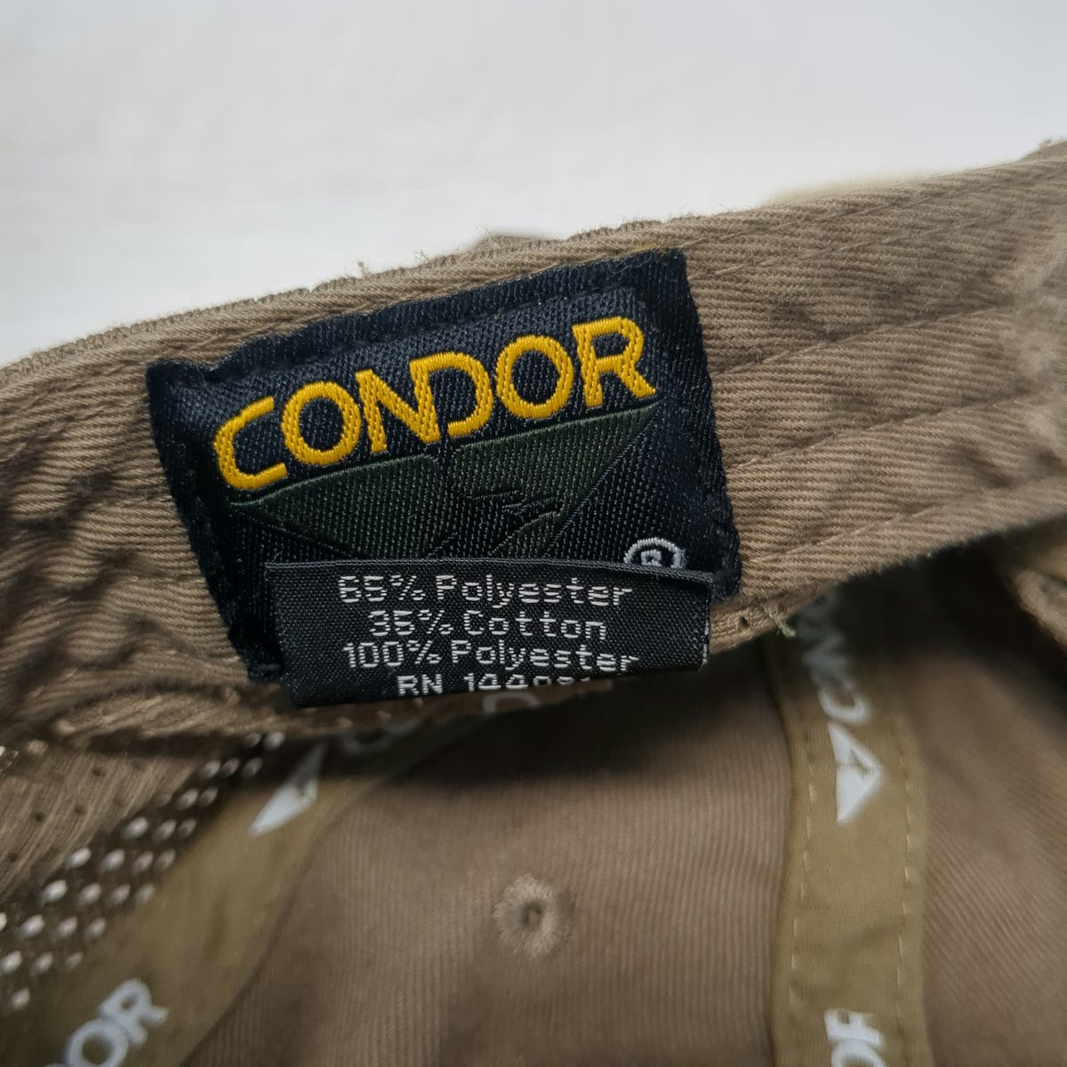 Condor Baseball Cap Brown Green One Size Camo Mesh Back Strapback Tactical Hat