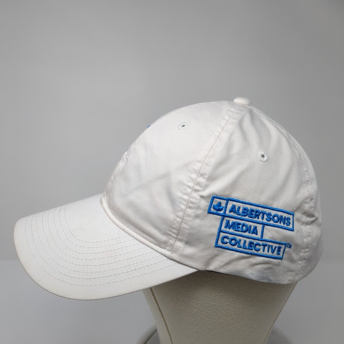 Albertsons Media Collective Slideback Hat White One Size Nike Dri-Fit