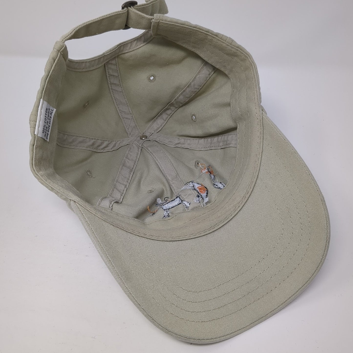 White Sands National Monument Baseball Cap Brown One Size Adjustable Embroidered