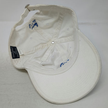 Smathers & Branson Baseball Cap White One Size Needlepoint Nantucket 9.24.21 Hat