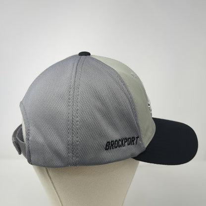 Russell Brockport Golden Eagles Baseball Cap Gray One Size Strapback Mesh Hat