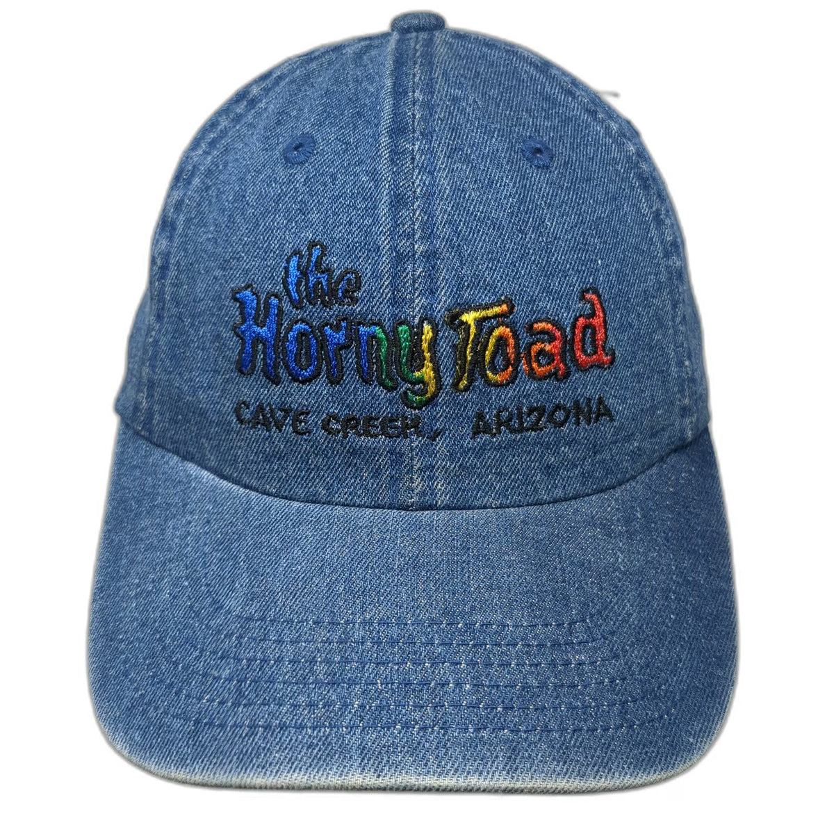 Port Authority Baseball Cap Blue One Size Denim Cave Creek AZ Horny Toad Hat