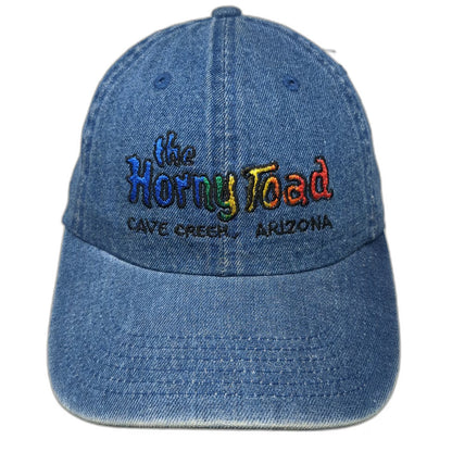 Port Authority Baseball Cap Blue One Size Denim Cave Creek AZ Horny Toad Hat