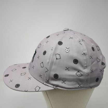 Pukka Entrada Snow Canyon Golf Hat Gray One Size Snapback Utah Pattern Flat Brim