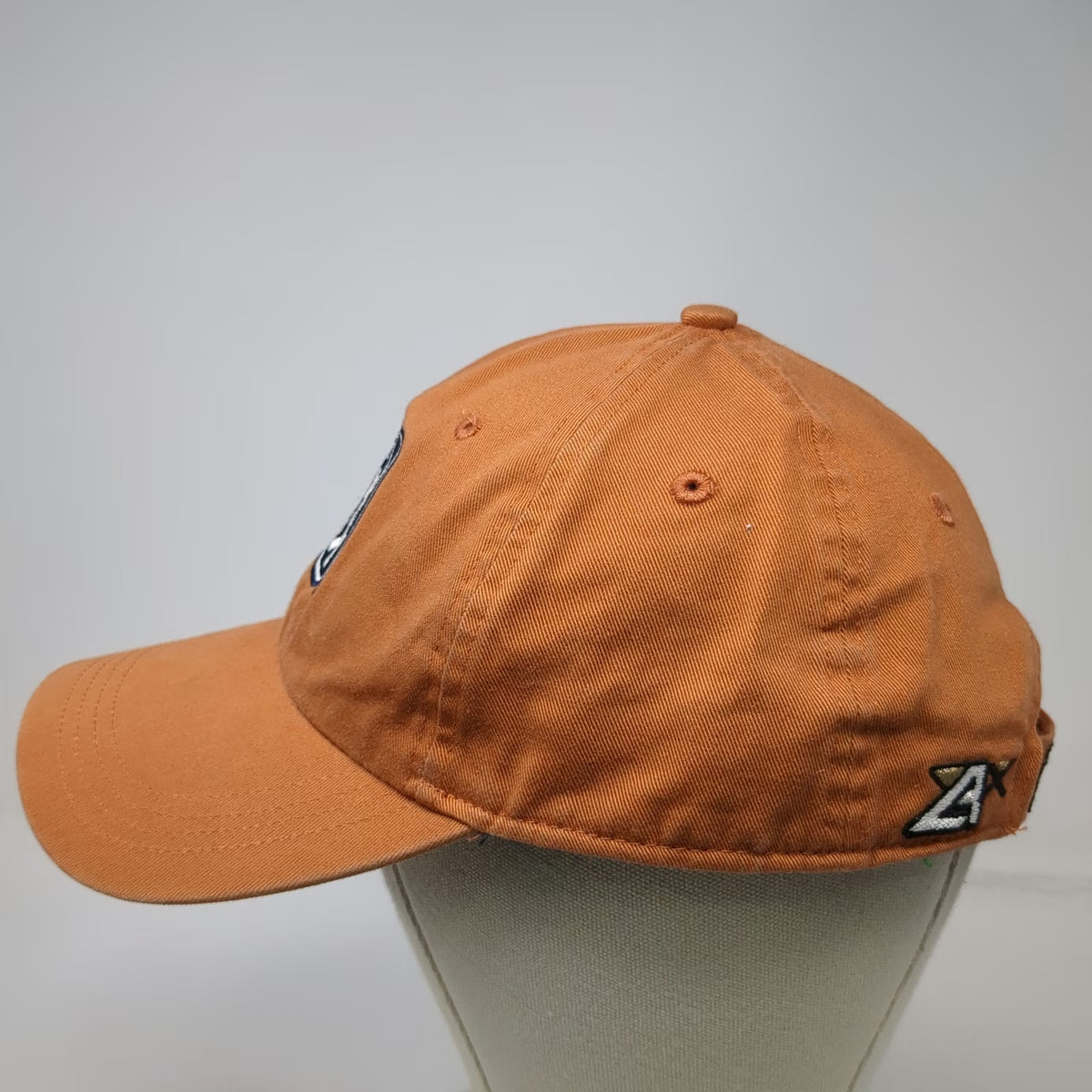Ahead Baseball Cap Orange One Size PGA Tour Logo American Flag Embroidered Hat
