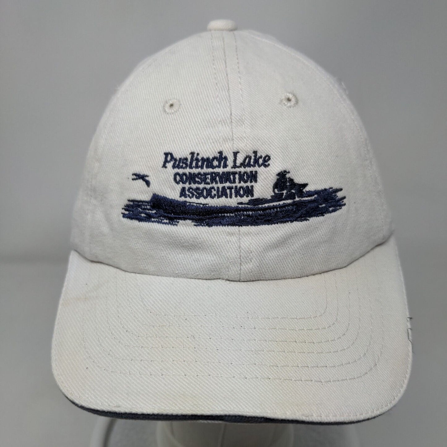 Puslinch Lake Conservation Association Strapback Hat Cream One Size