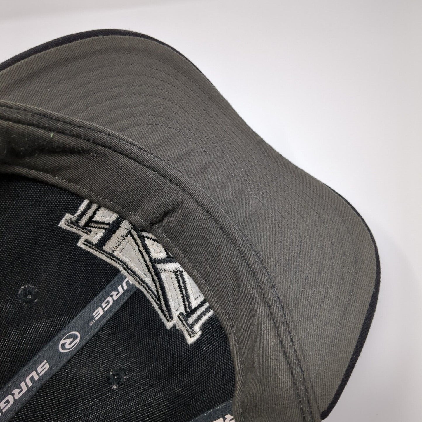 Rocky Fitted Hat Gray 7 3/8 Embroidered 6 Panel Surge PTS 65 Richardson