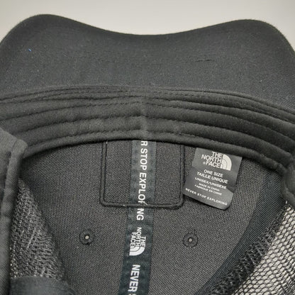 The North Face Trucker Hat Black One Size Snapback Mesh Desert Patch Mesa