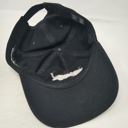 Microsoft TechSpark Baseball Cap Black One Size Cotton Slideback Hat Embroidery