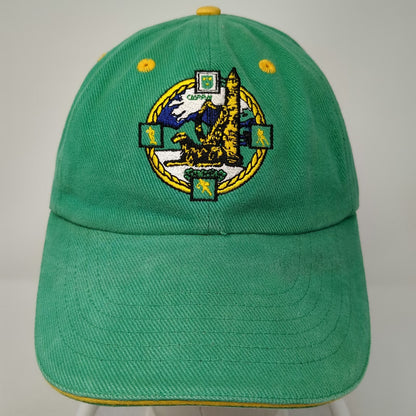 Baseball Cap Green One Size Kerry Ireland GAA Crest Embroidered Hat Slideback