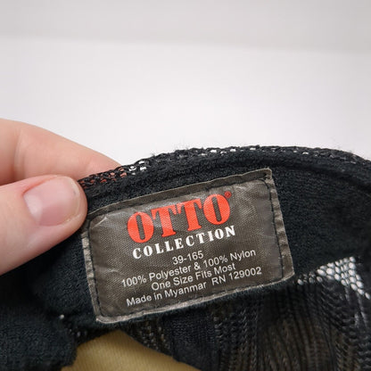 Maui Wave Riders Snapback Rope Trucker Hat Black One Size Mesh Back