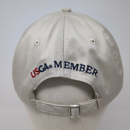 US Open 2012 The Olympic Club Slideback Hat Beige One Size USGA Member