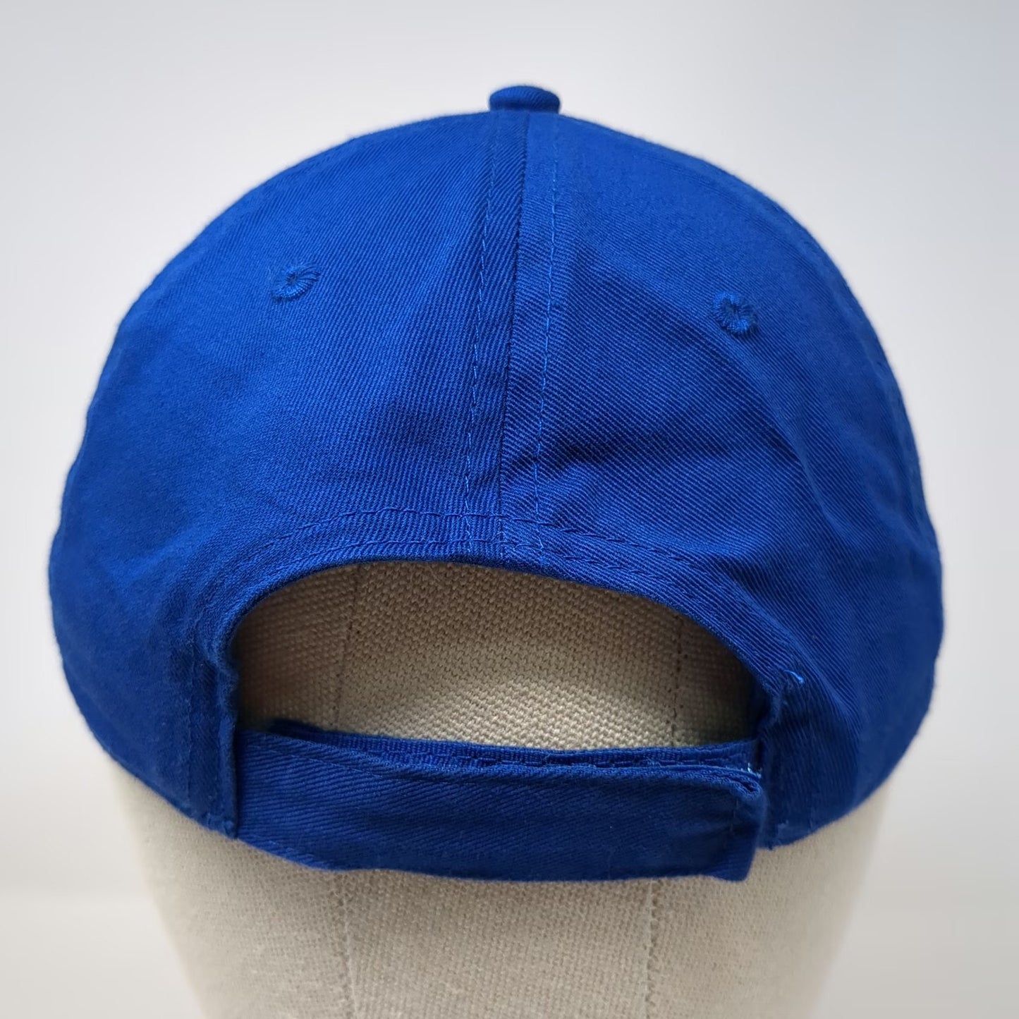Fahrenheit Headwear Baseball Cap Blue One Size Pinstripes Strapback Cotton Hat