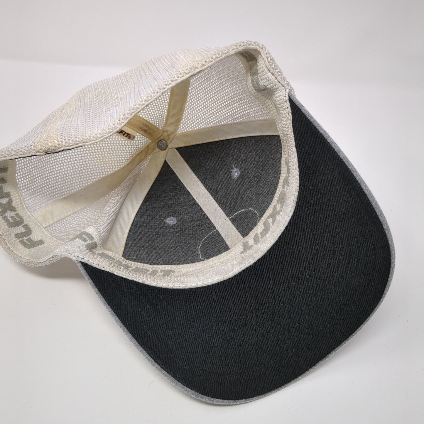 Diesel Nation Established 2013 Fitted Trucker Hat Gray OS Flexfit Mesh Yupoong