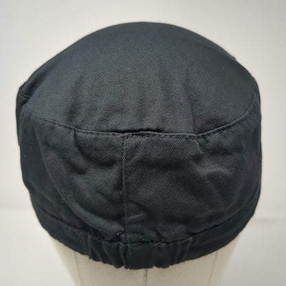 ABG Accessories Army Cap Black One Size Rhinestone Brim Cadet Military Hat