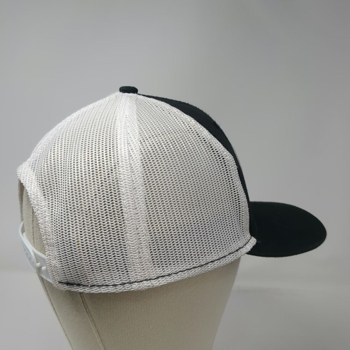 Alpine Mountain Rainbow Patch Black Trucker Hat One Size Snapback Mesh Hat