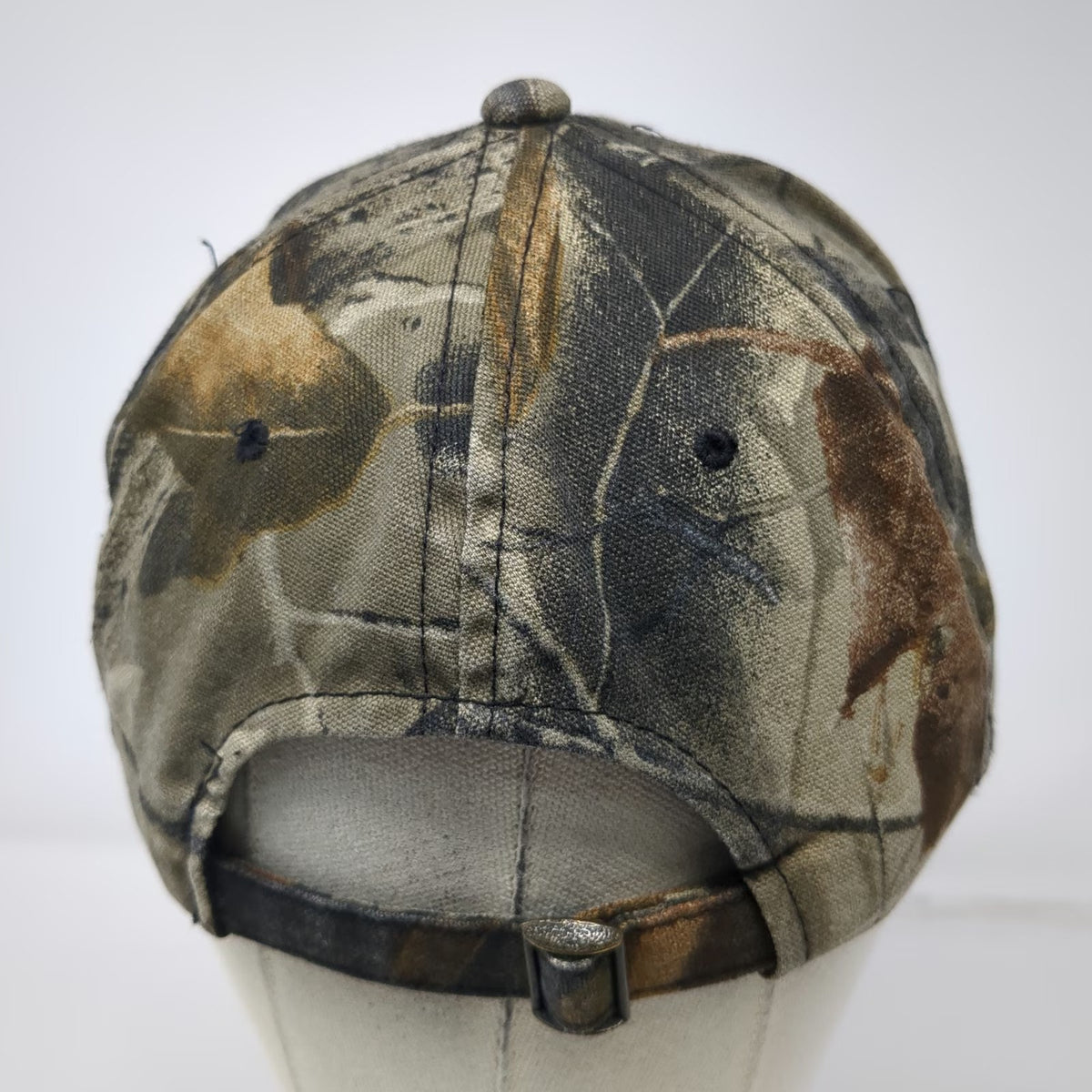 Remington Baseball Cap Green Camo One Size Realtree Hardwoods Slideback Hat
