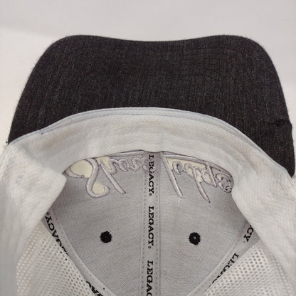 Shore Lodge McCall Idaho Snapback Trucker Hat Gray OSFA Mesh Back Legacy