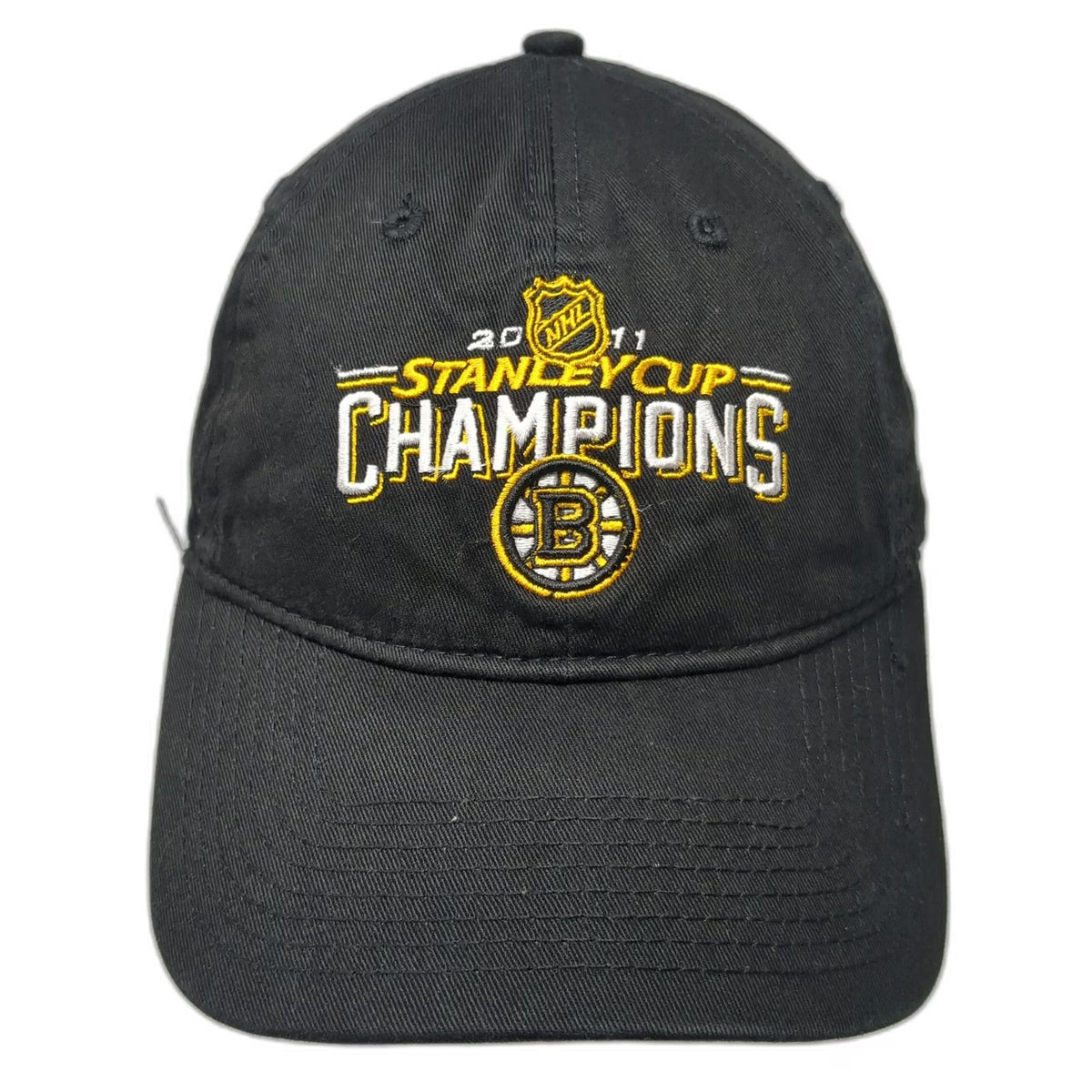 Boston Bruins NHL New Era Baseball Cap Hat Black One Size Stanley Cup Champions