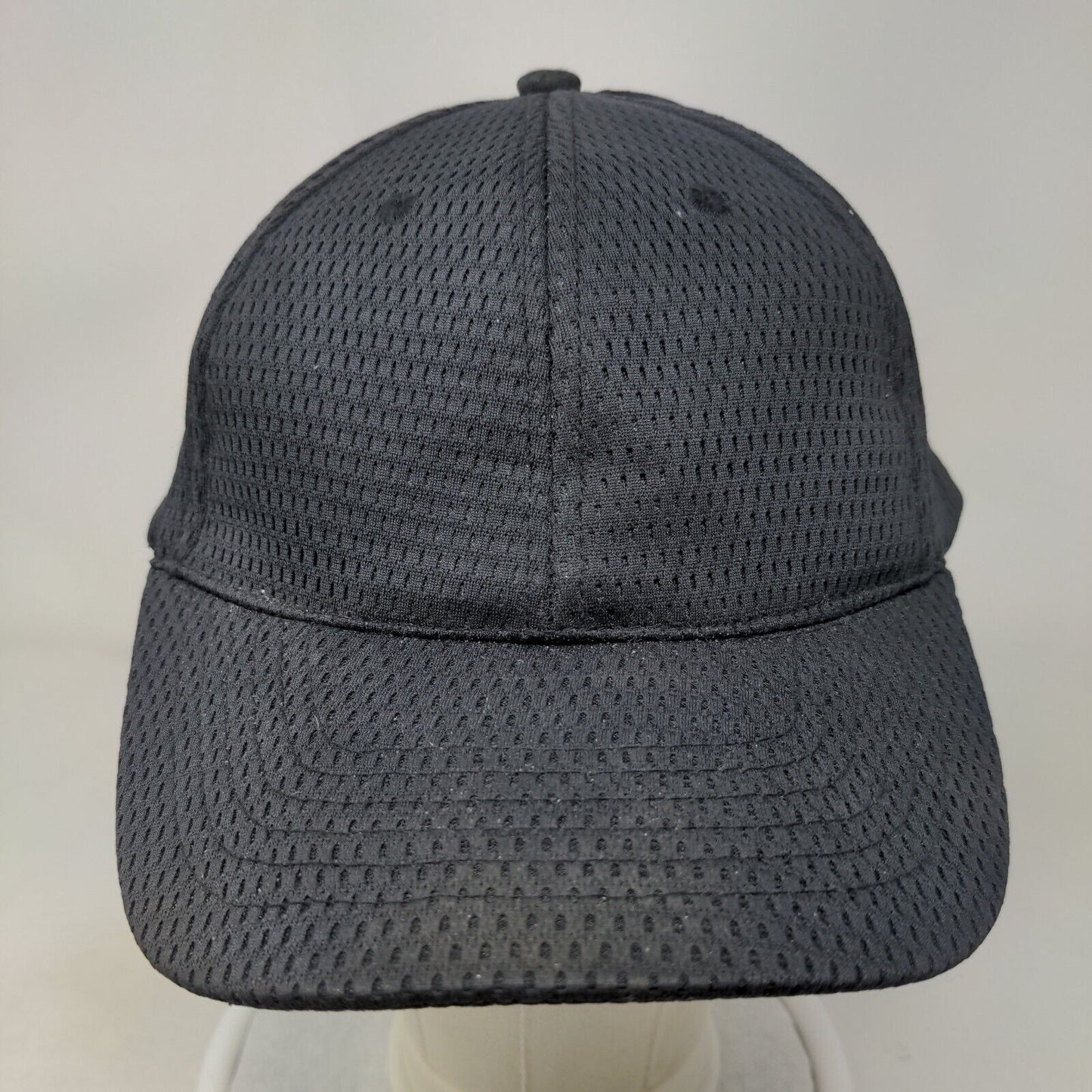 Cobra Strapback Mesh Hat Black Blank Adjustable Vent Holes Breathable