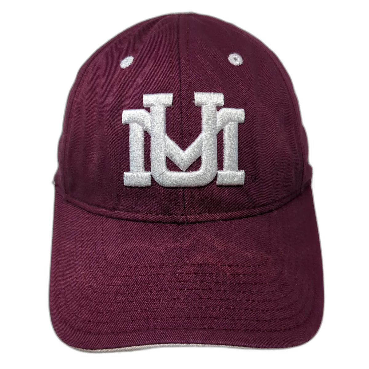 Adidas Montana Grizzlies NCAA Red One Size Cap Strapback Hat Griz UM Logo