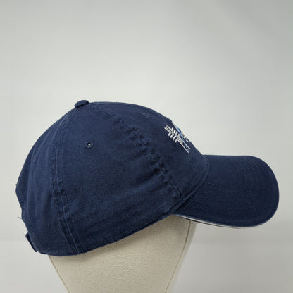Air St. Lukes Strapback Hat Blue One Size Adjustable Embroidered 6 Panel Otto