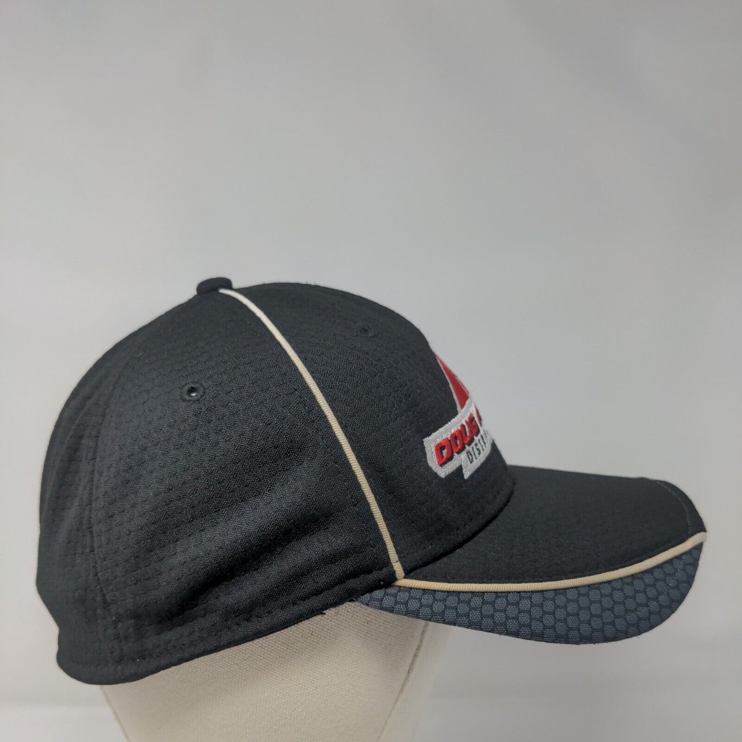Doug Andrus Distributing LLC Over 80 Years Fitted Hat Black L/XL 6 Panel New Era