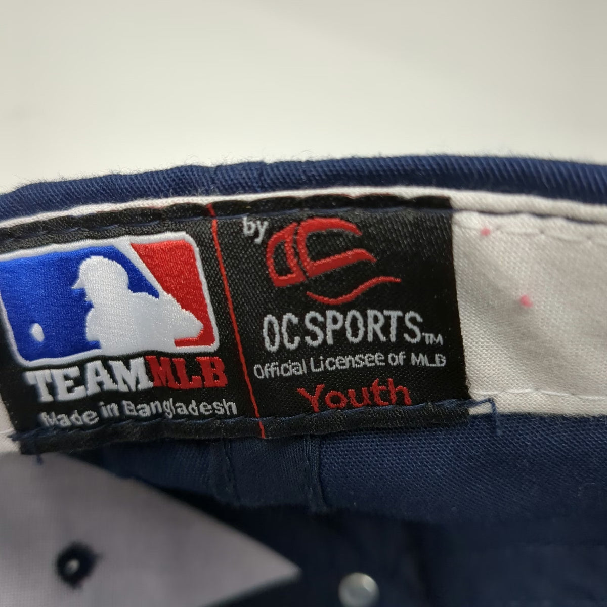 OC Sports Boston Red Sox MLB Blue Youth Baseball Cap Strapback Hat Team Logo