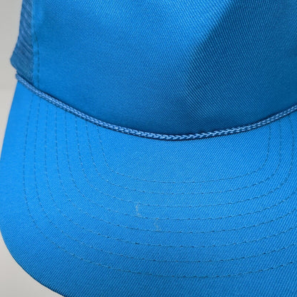 Mohr's Snapback Mesh Back Rope Trucker Hat Blue One Size Adjustable
