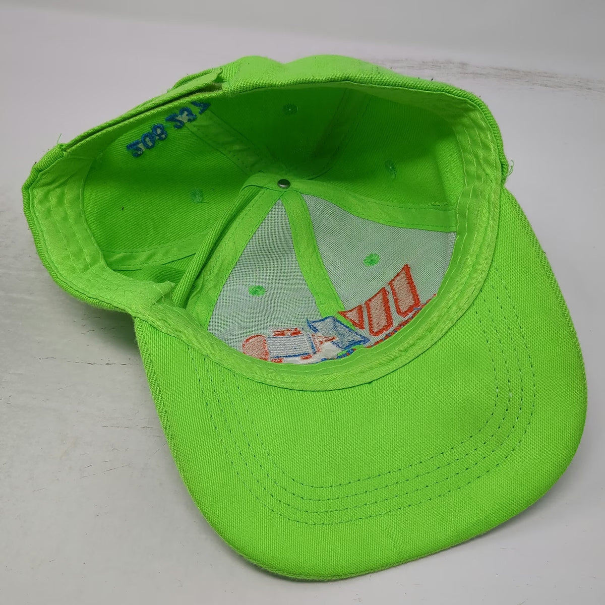 Western Industrial Motor Machine Green Baseball Cap One Size Strapback Hat