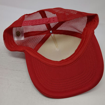 Coca-Cola Trucker Hat Red One Size Sin Azucar Mesh Back Snapback Polyester