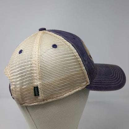 College of Idaho Yotes Legacy Trucker Hat Purple One Size Mesh Snapback NCAA Hat